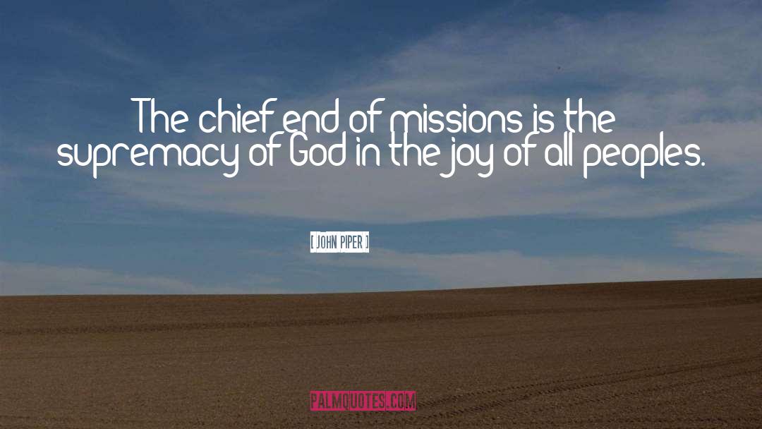 End Of Books quotes by John Piper