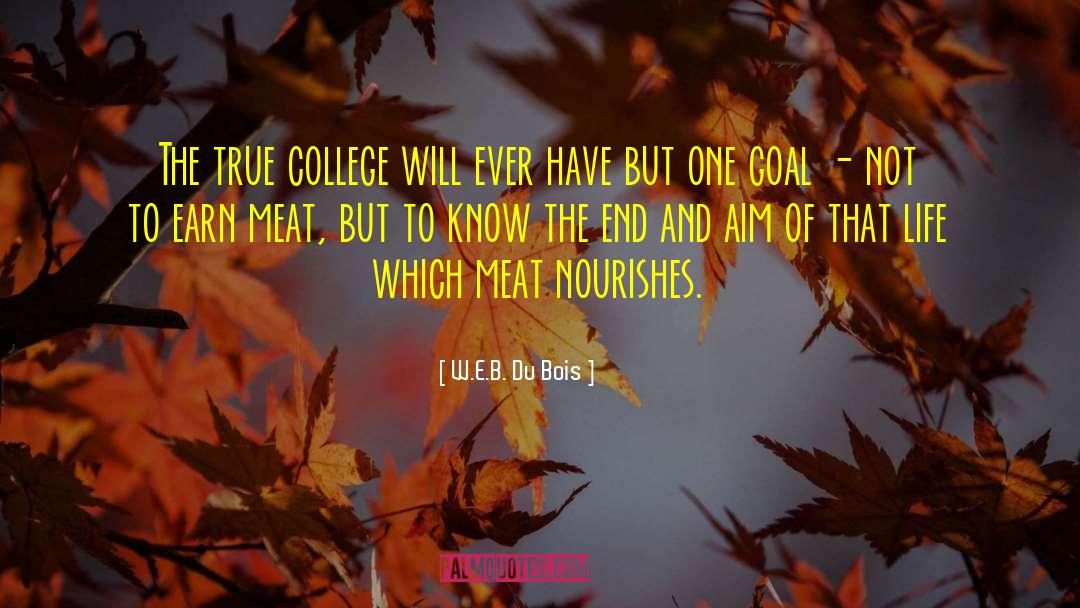 End Of College Life quotes by W.E.B. Du Bois