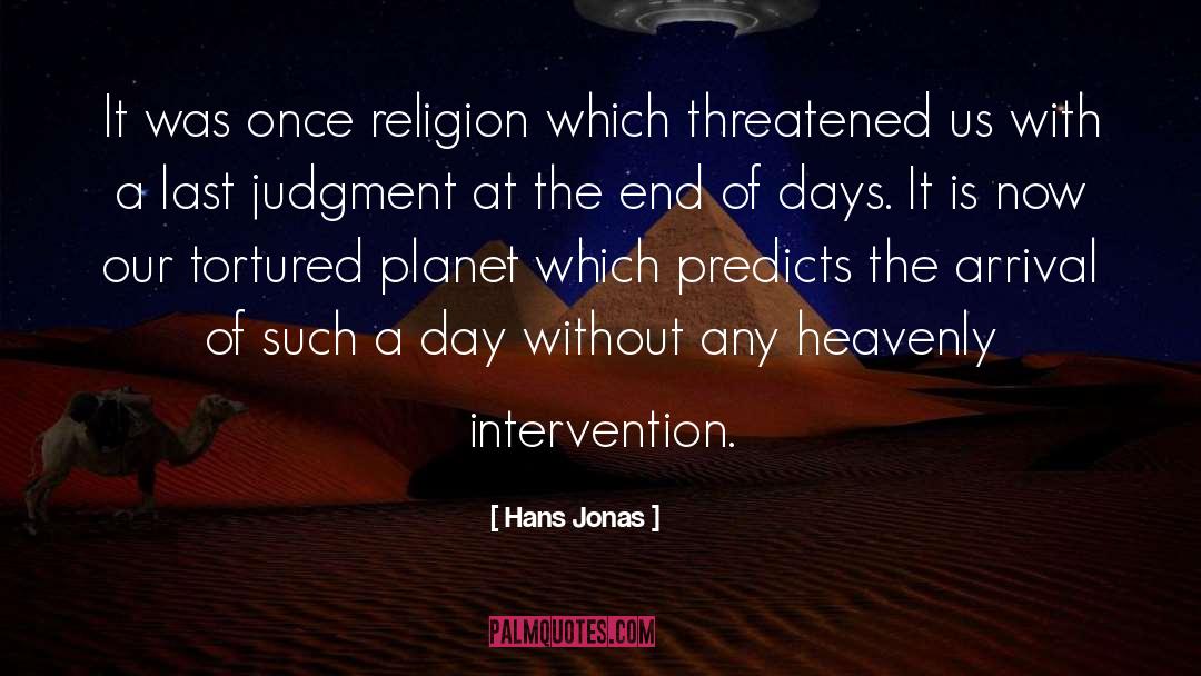 End Of Days quotes by Hans Jonas