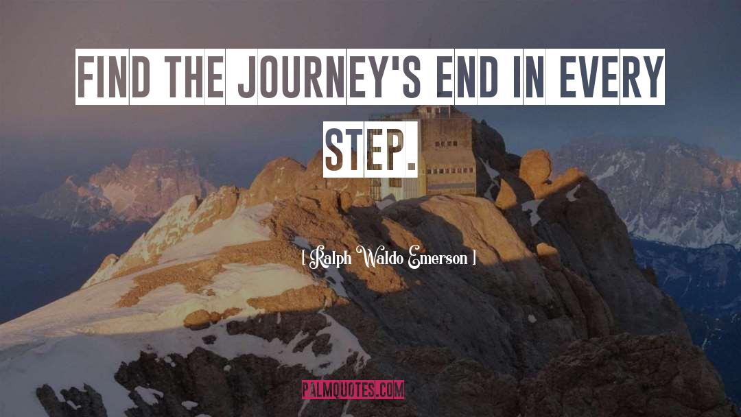 End Of Journey quotes by Ralph Waldo Emerson
