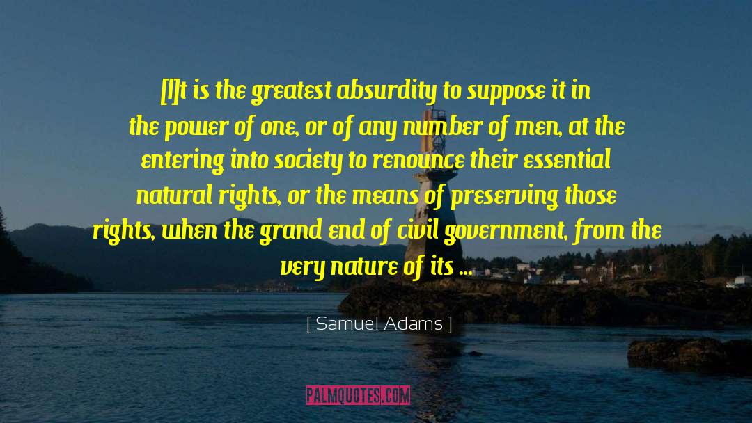 End Of Life Musings quotes by Samuel Adams