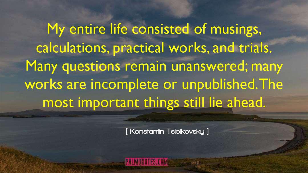 End Of Life Musings quotes by Konstantin Tsiolkovsky