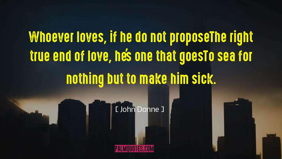 End Of Love quotes by John Donne