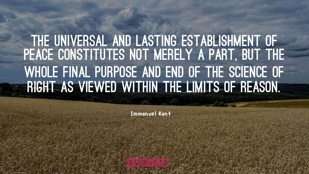 End Of Me quotes by Immanuel Kant