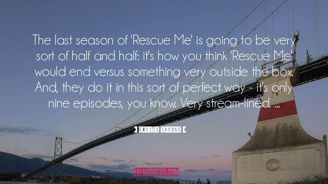 End Of The Season Softball quotes by Callie Thorne