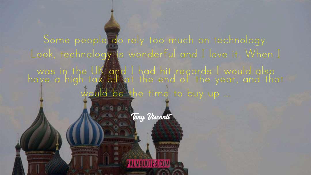 End Of The Year quotes by Tony Visconti