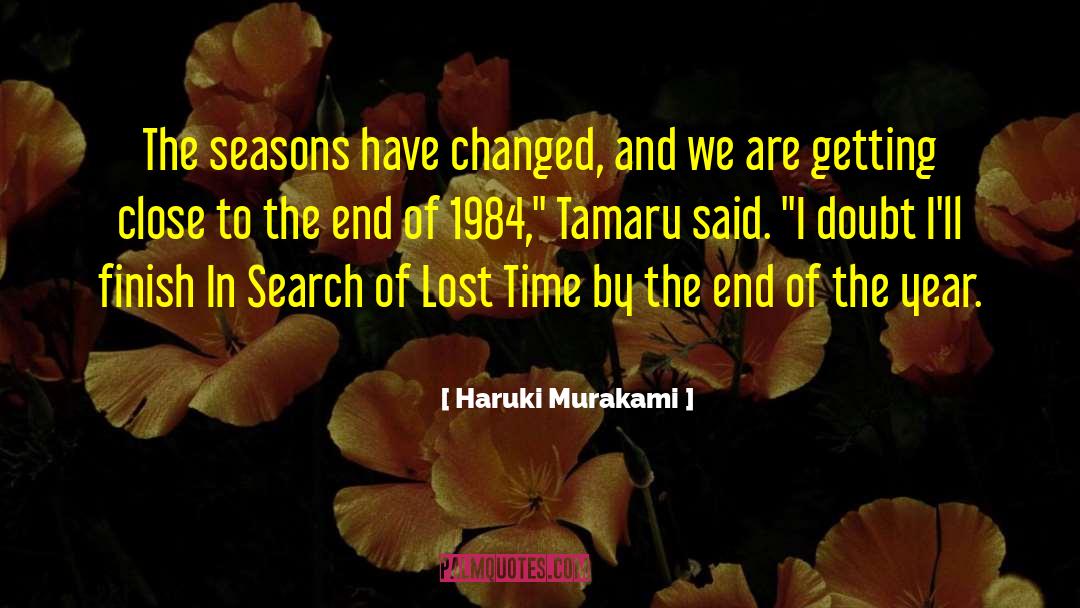 End Of The Year quotes by Haruki Murakami