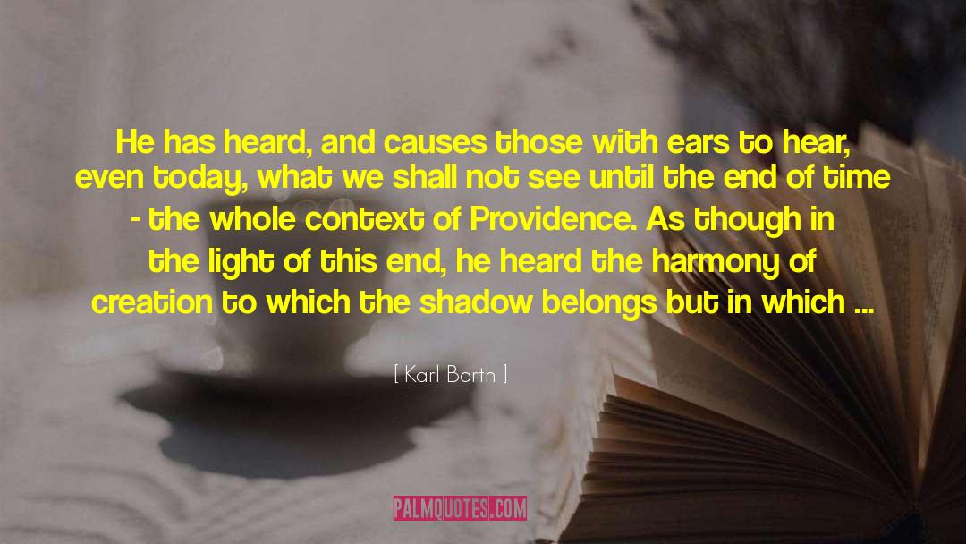 End Of Time quotes by Karl Barth