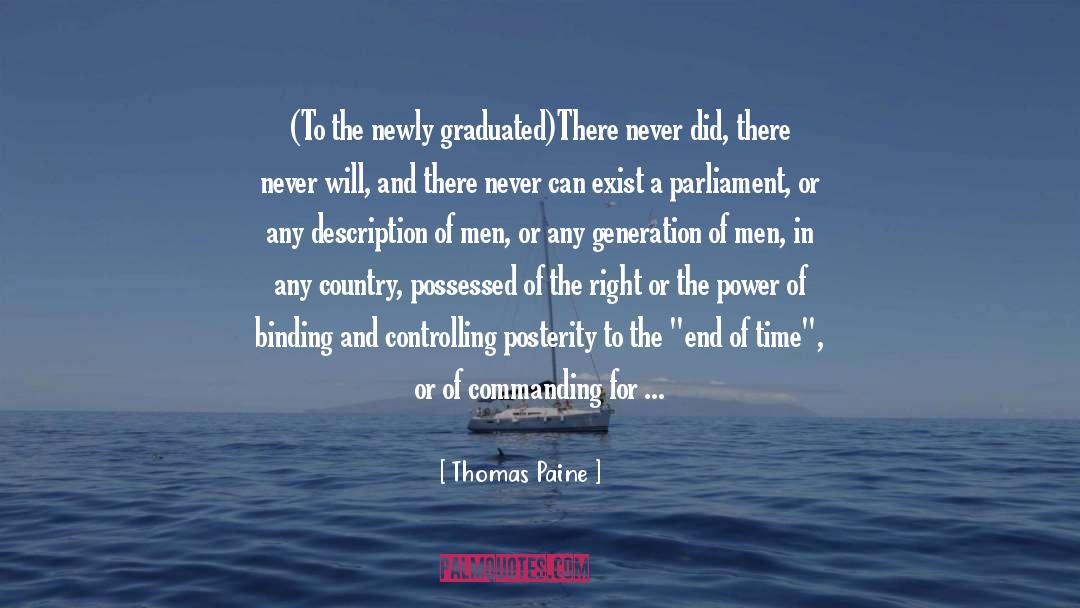 End Of Time quotes by Thomas Paine