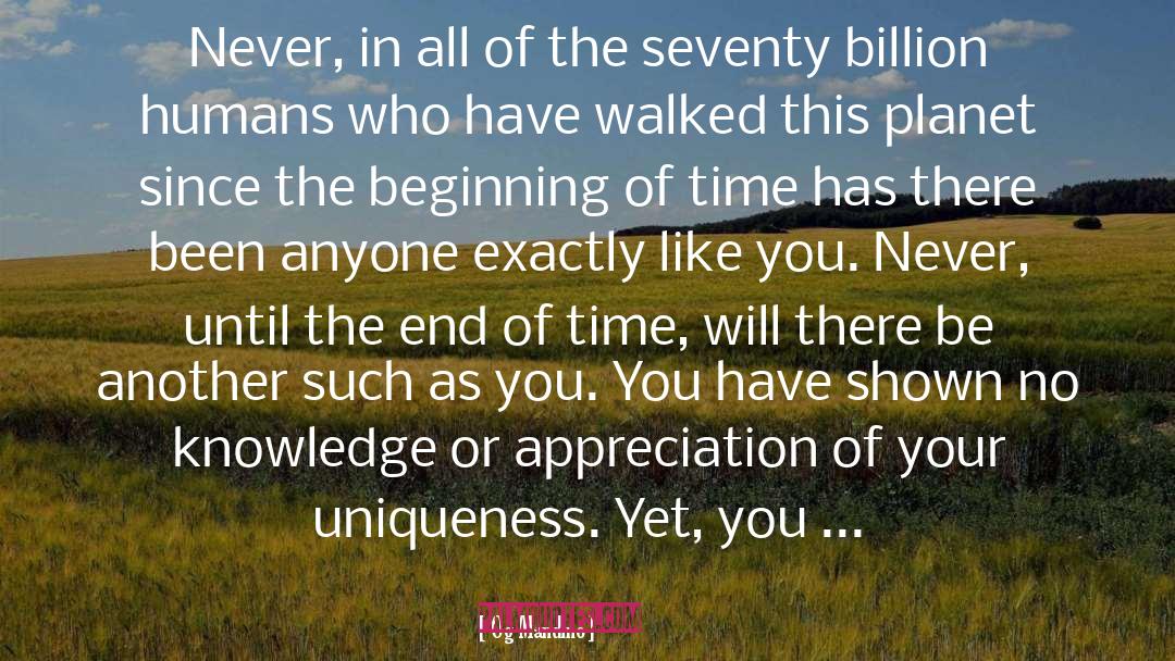 End Of Time quotes by Og Mandino