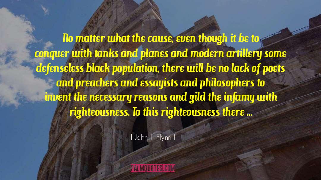 End Poverty quotes by John T. Flynn