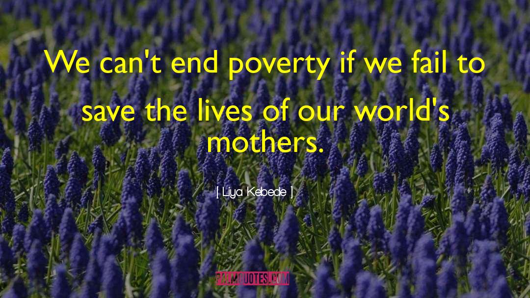 End Poverty quotes by Liya Kebede