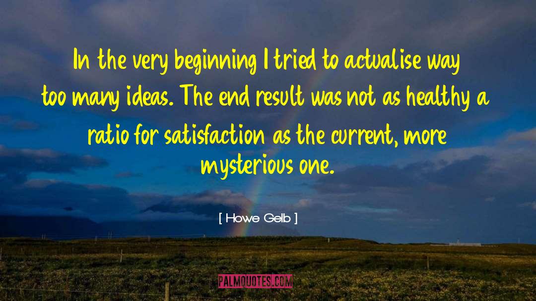 End Results quotes by Howe Gelb