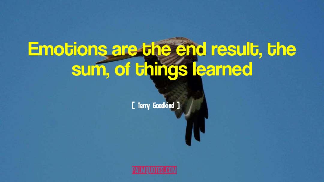 End Results quotes by Terry Goodkind