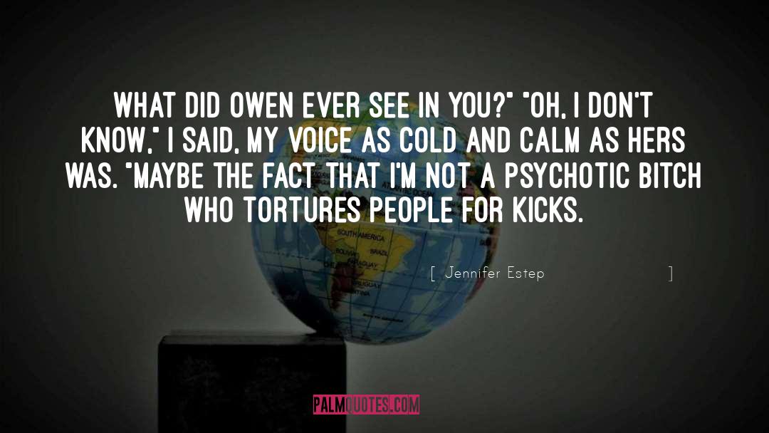 Endaf Owen quotes by Jennifer Estep