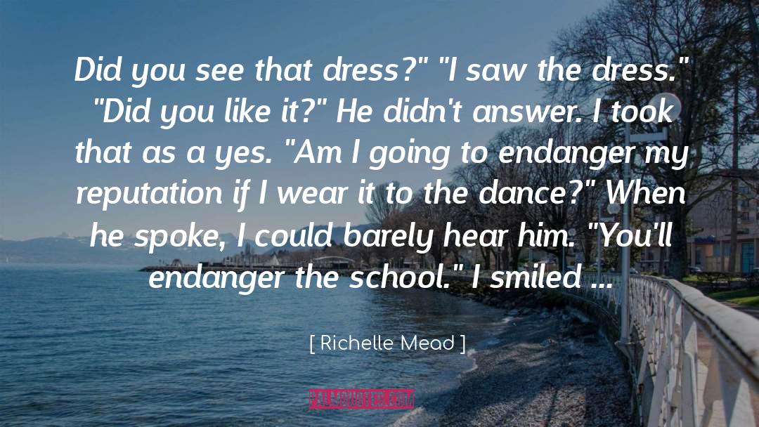 Endanger quotes by Richelle Mead