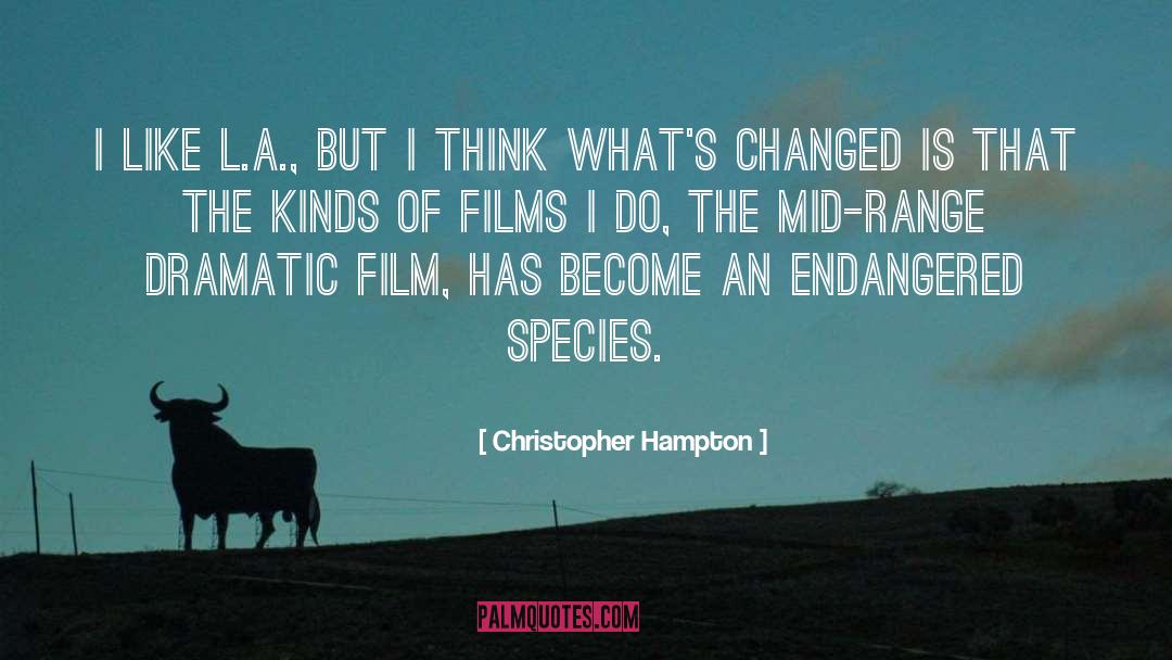 Endangered quotes by Christopher Hampton