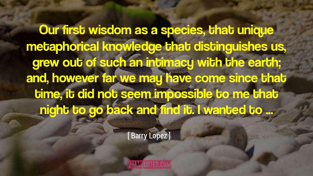 Endangered Species quotes by Barry Lopez