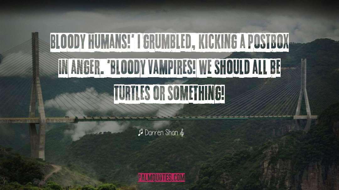 Endangered Turtles quotes by Darren Shan