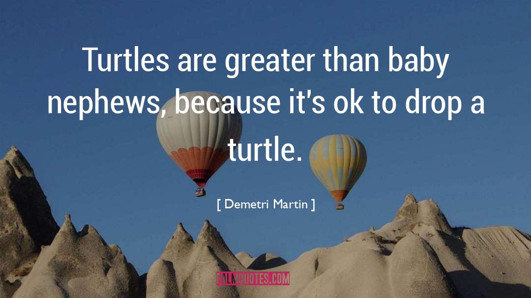 Endangered Turtles quotes by Demetri Martin