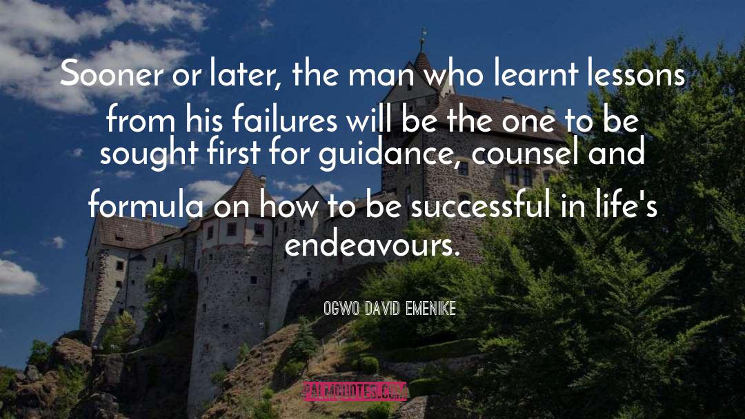 Endeavours quotes by Ogwo David Emenike