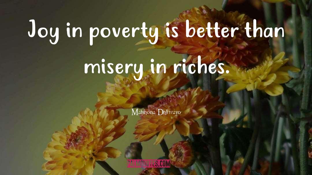 Ending Poverty quotes by Matshona Dhliwayo