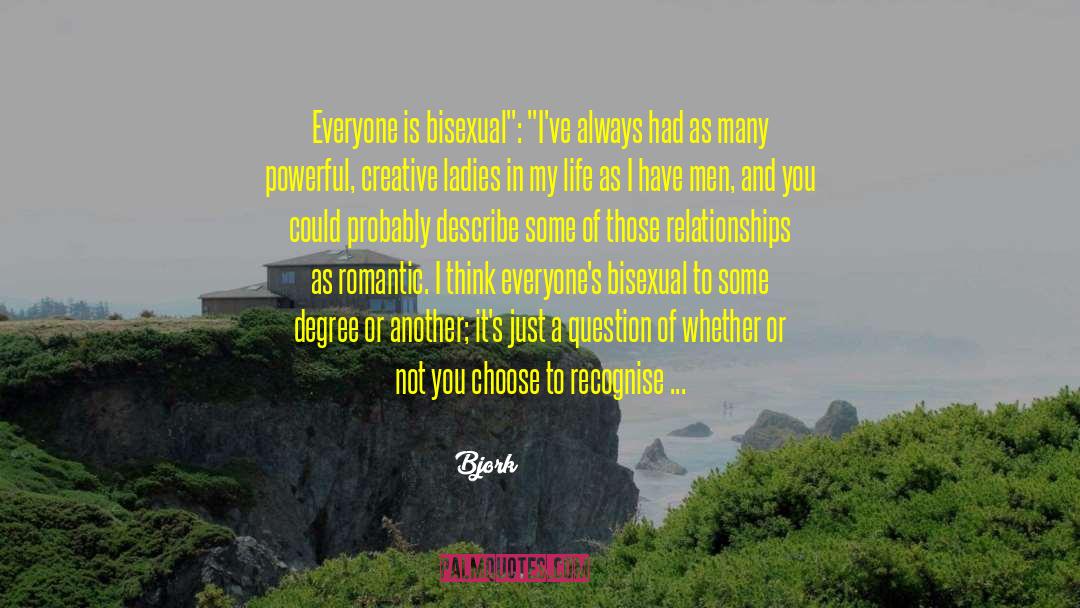 Ending Relationships quotes by Bjork