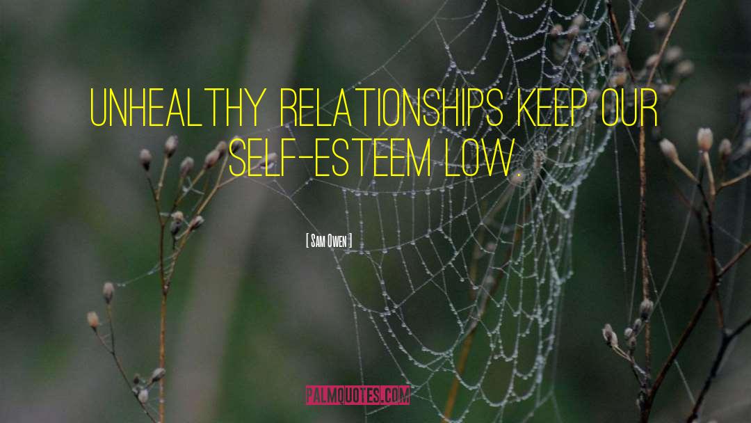 Ending Unhealthy Relationships quotes by Sam Owen