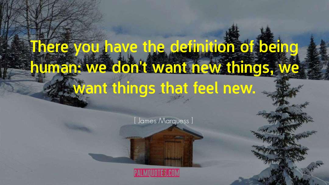 Endings Being New Beginnings quotes by James Marquess