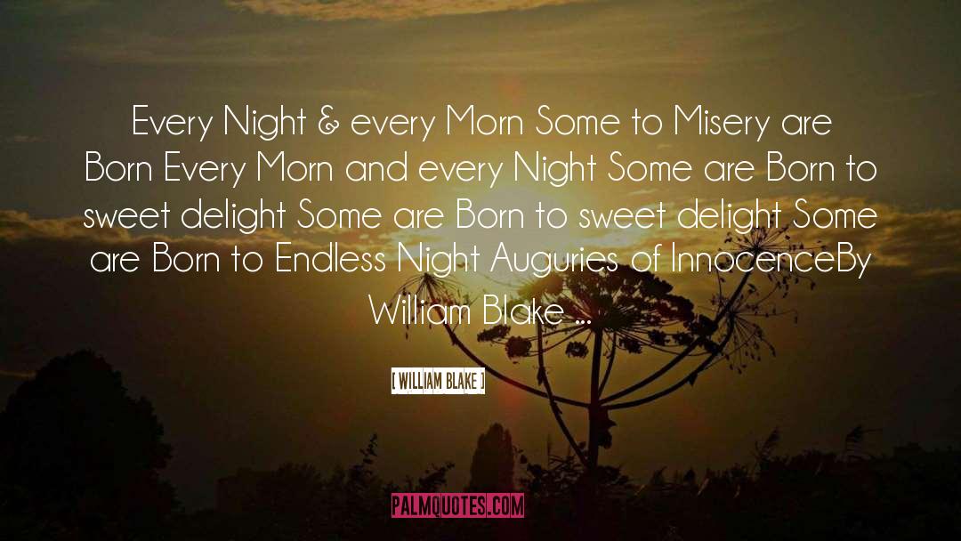 Endless Night quotes by William Blake