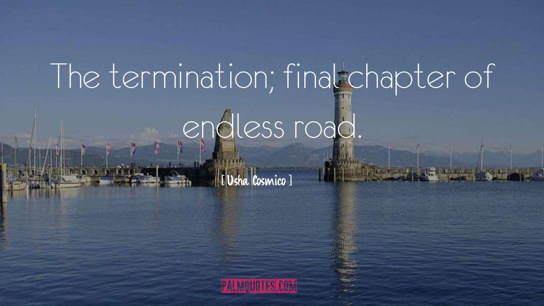 Endless Road quotes by Usha Cosmico