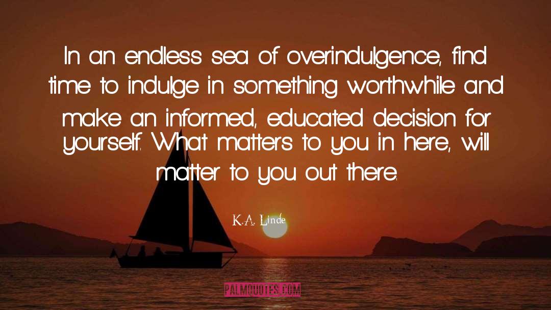 Endless Sea quotes by K.A. Linde