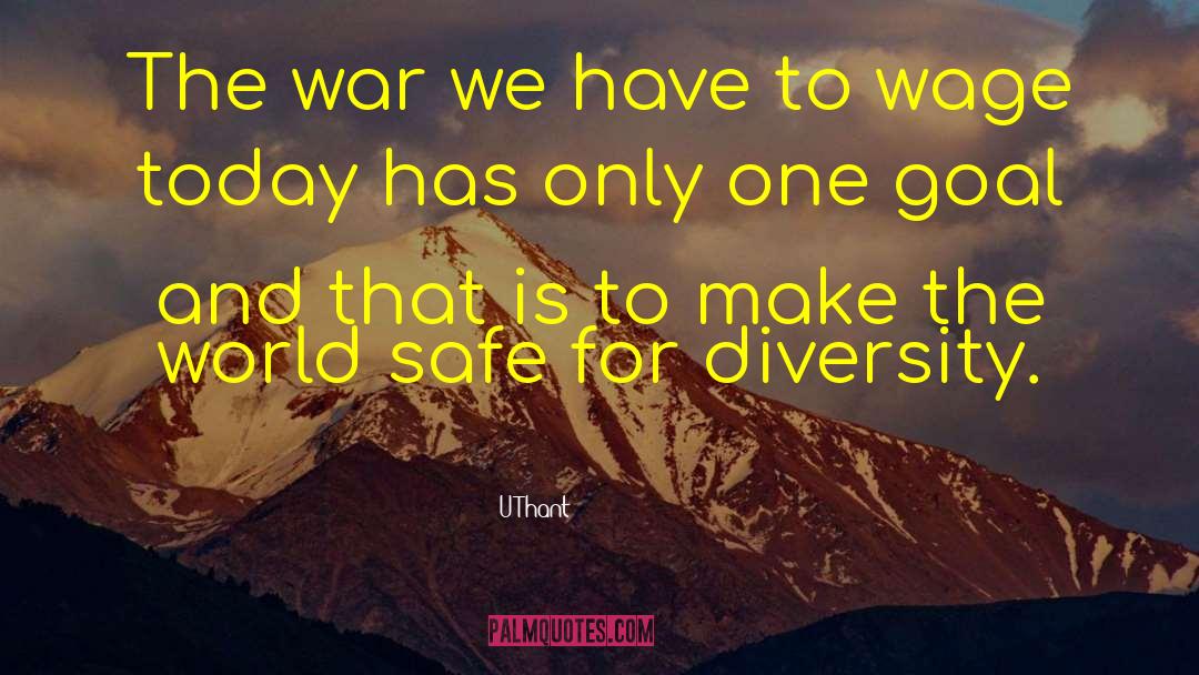 Endless War quotes by U Thant