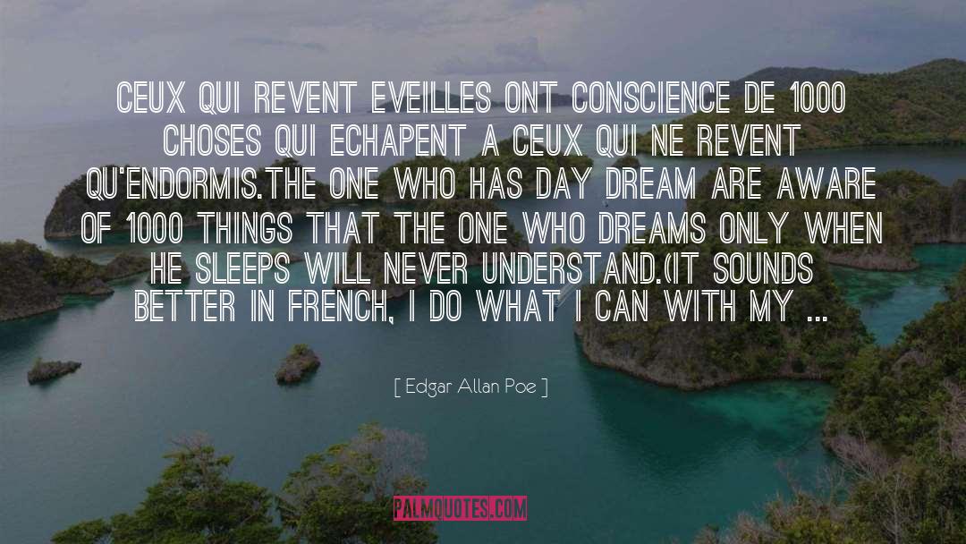 Endormi quotes by Edgar Allan Poe