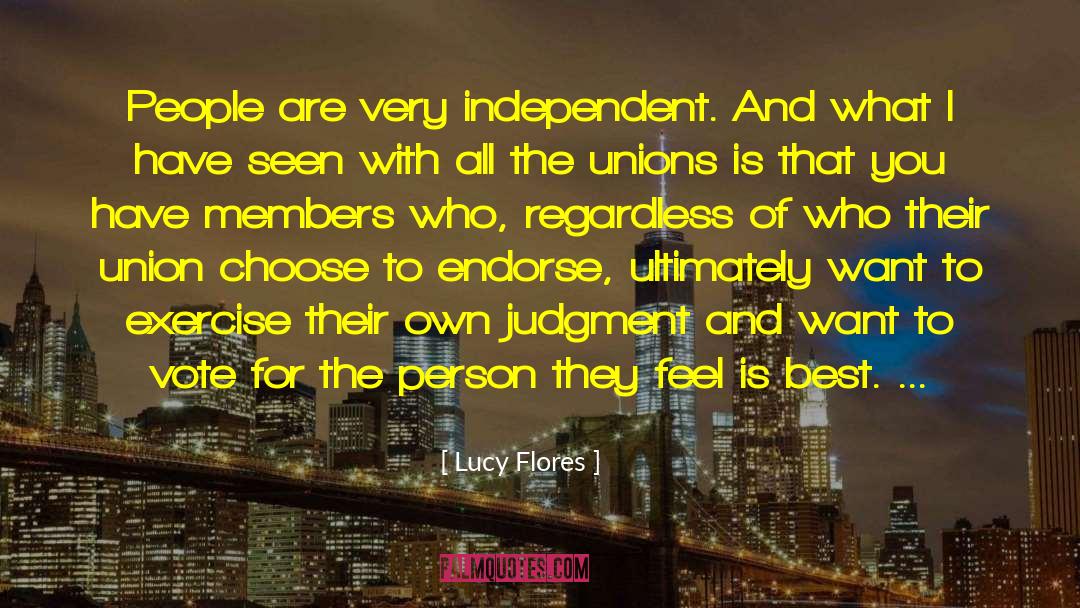 Endorse quotes by Lucy Flores