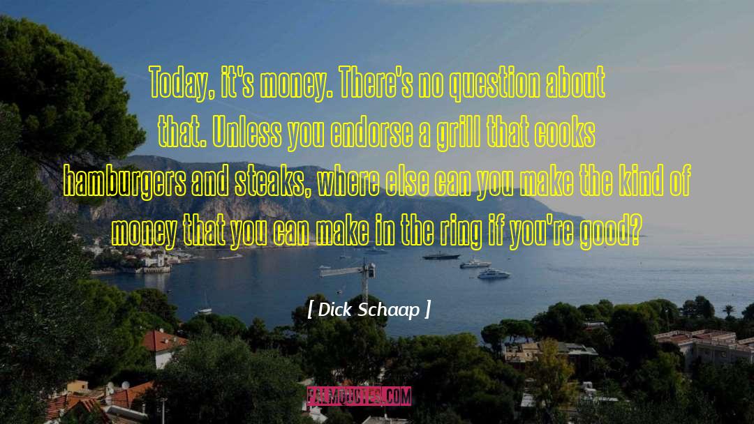 Endorse quotes by Dick Schaap