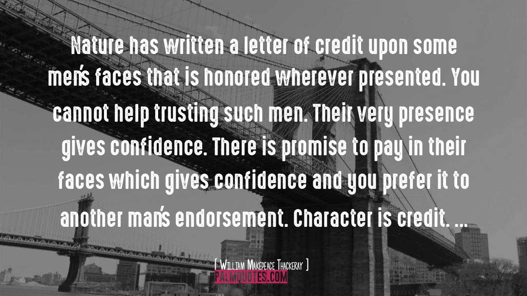 Endorsement quotes by William Makepeace Thackeray