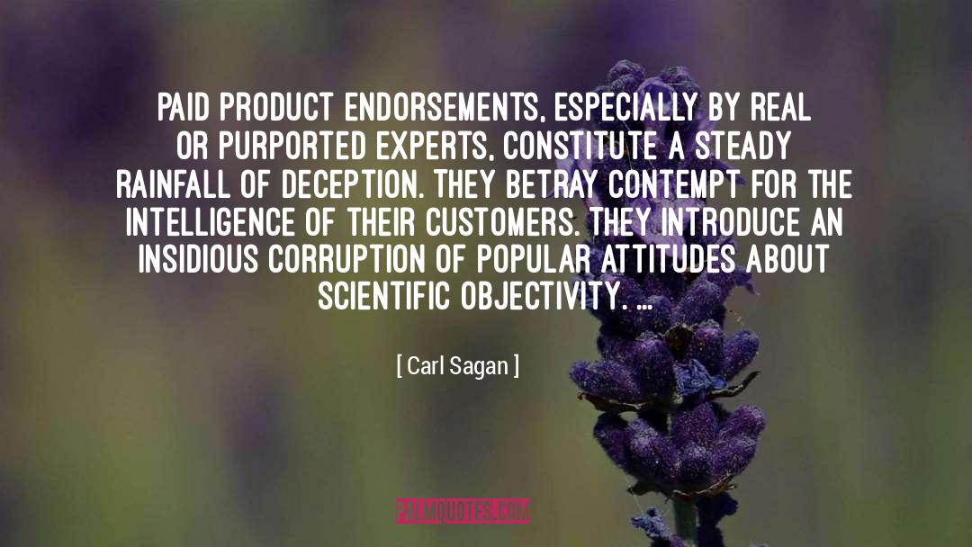 Endorsements quotes by Carl Sagan