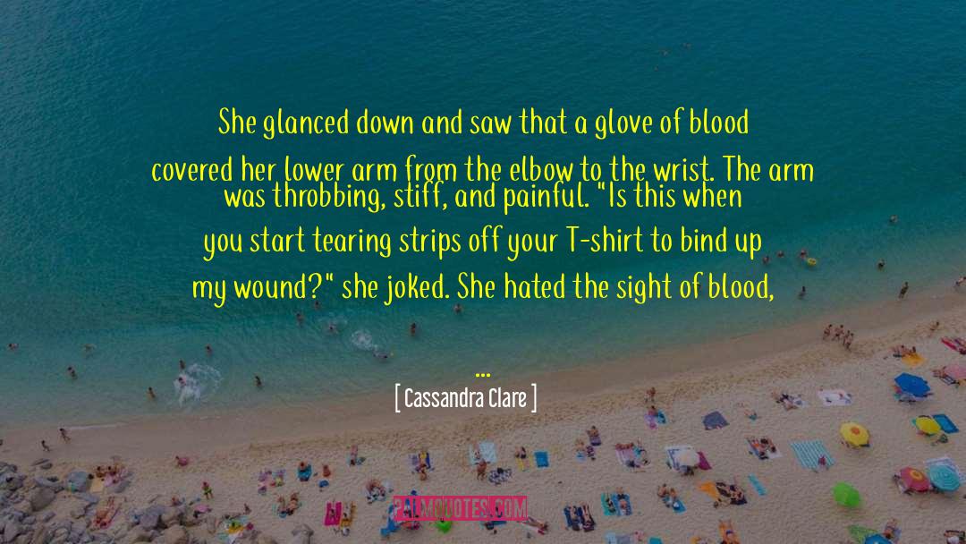 Endoskeletal Elbow quotes by Cassandra Clare