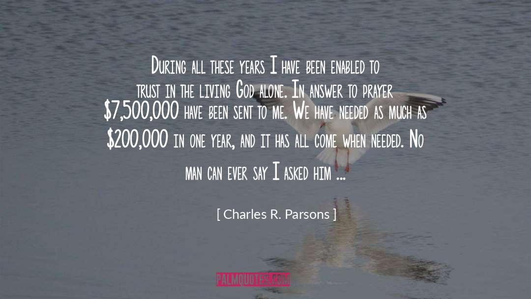 Endowment quotes by Charles R. Parsons