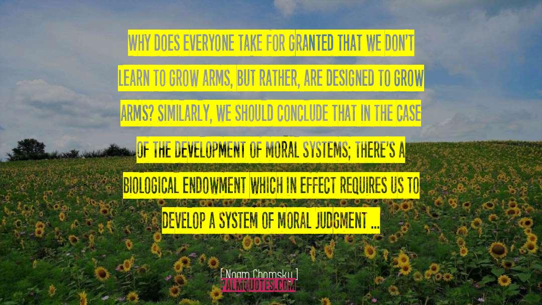 Endowment quotes by Noam Chomsky