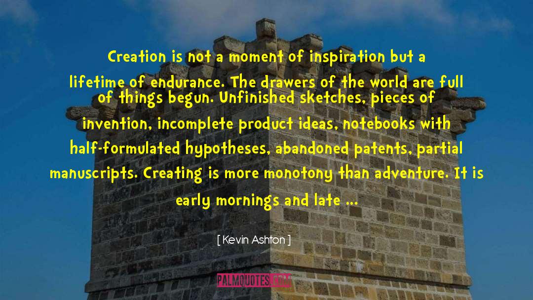 Endurance And Attitude quotes by Kevin Ashton