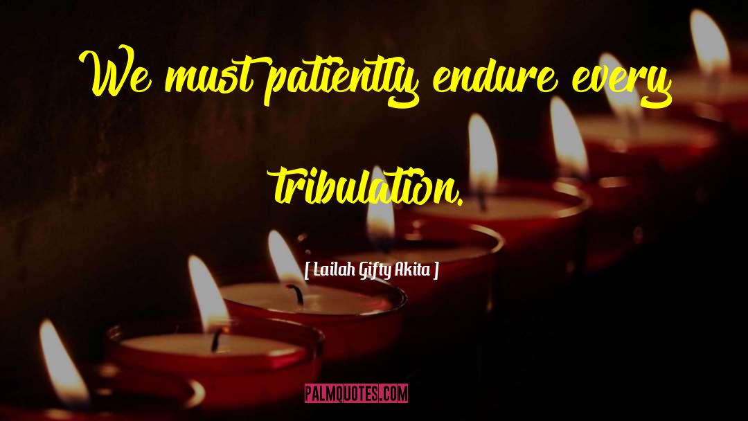 Endurance Patience quotes by Lailah Gifty Akita