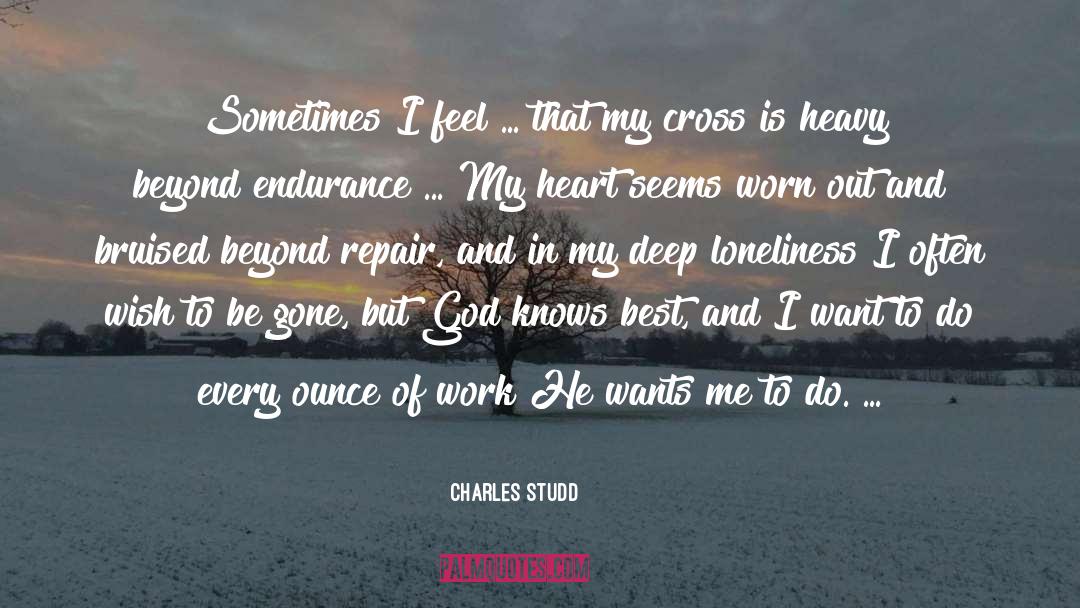 Endurance quotes by Charles Studd