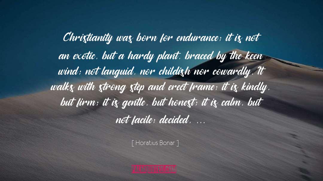 Endurance quotes by Horatius Bonar