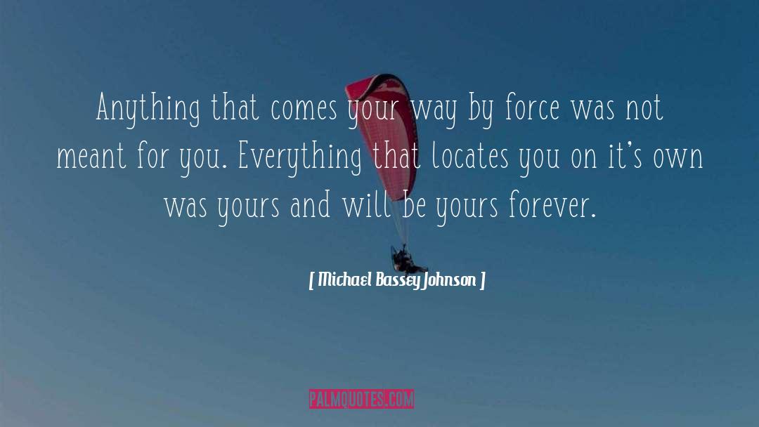 Endurance quotes by Michael Bassey Johnson