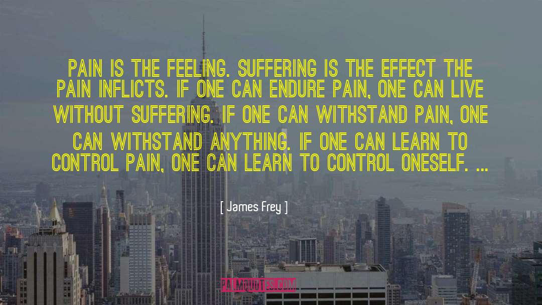 Endure Pain quotes by James Frey
