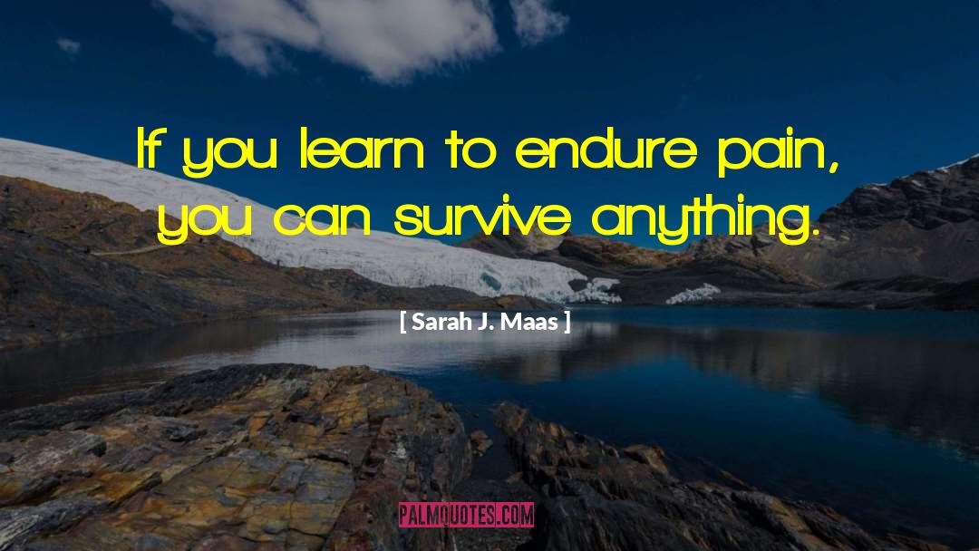 Endure Pain quotes by Sarah J. Maas