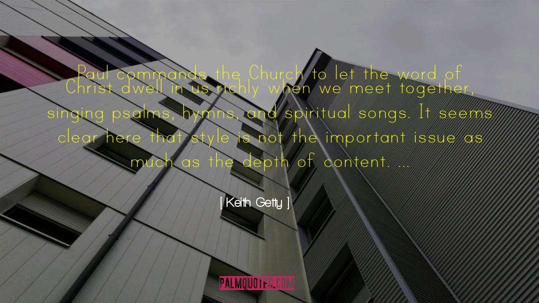 Enduring In Style quotes by Keith Getty