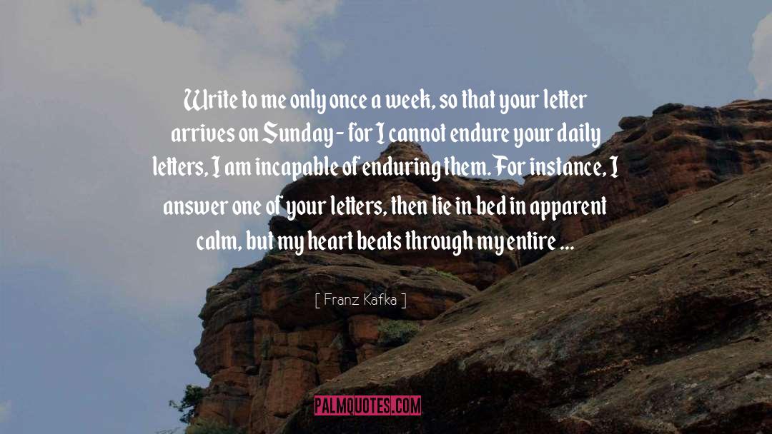 Enduring quotes by Franz Kafka